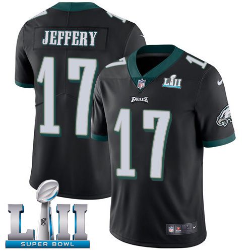 Men Philadelphia Eagles #17 Jeffery Black Limited 2018 Super Bowl NFL Jerseys->women nfl jersey->Women Jersey